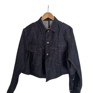 Sacai Indigo Denim Jacket New With Tags